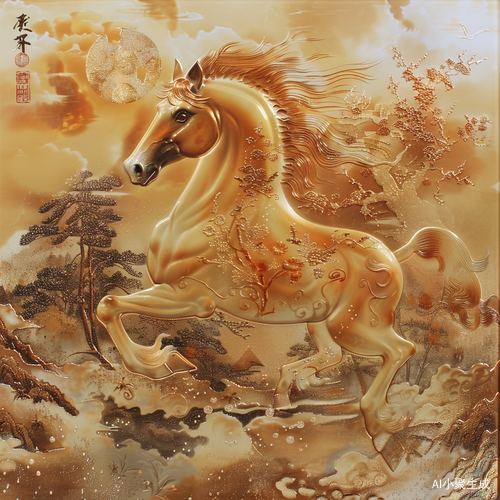 Golden Horse: A Symbol of Wealth, Power, and Abundance