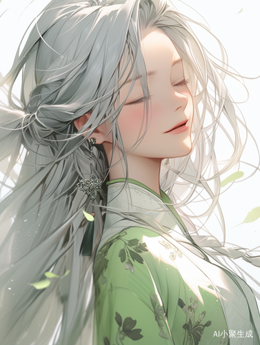 中国可爱少女的精致细节