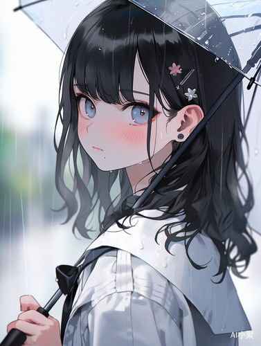 下雨天雨伞