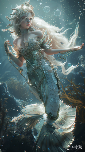 Dusk Merman: Delicate and Beautiful Exquisite CG Masterpiece