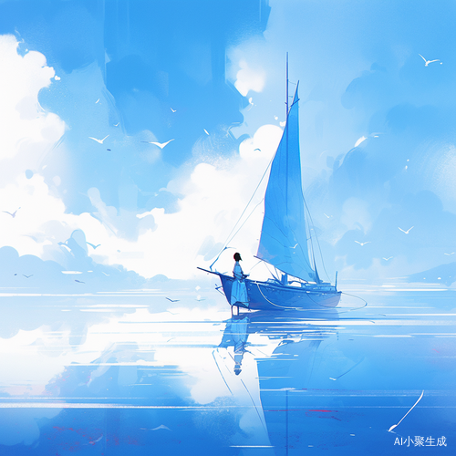 孤帆远影碧空尽，唯见长江天际流