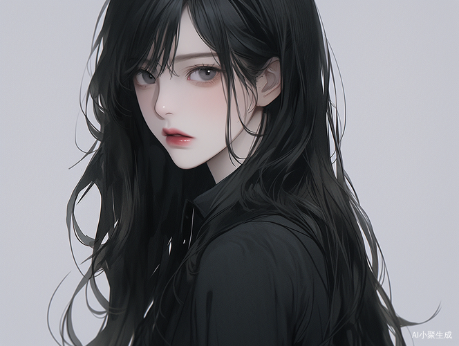 典雅女生风格油画