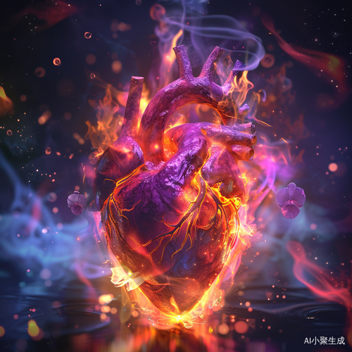 燃烧的心脏：赛博朋克幽兰色火焰