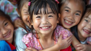 children, global, diverse, smiles, happiness, innocence, joy, laughter, unity, multicultural, bright eyes, radiant smiles, diverse backgrounds, friendship, hope, future, positivity, universal language, heartwarming, genuine happiness, pure joy, bright futures.