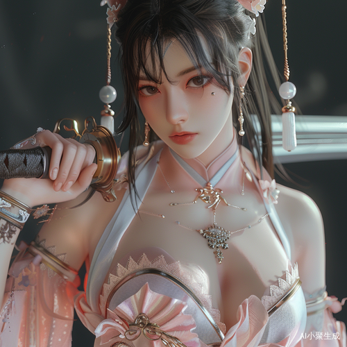 女鬼剑抹胸蜜桃