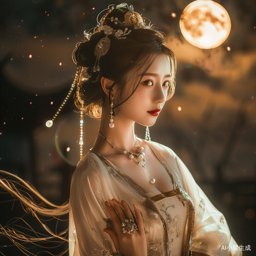 女神飘逸古风旗袍，性感迷人 电影般高清大片