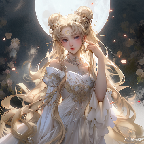 美少女战士水兵月：金色头发的唯美气质御姐