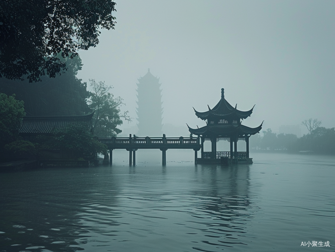 楼台烟雨：江南的淡淡哀愁与诗意美