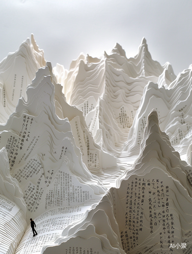 Carved Mountain Pages: A Three-dimensional Storybook