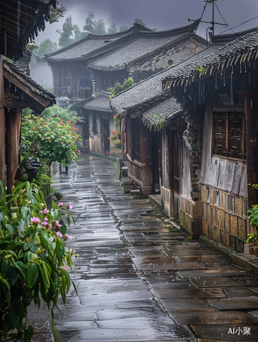 江南乡村传统建筑特色与自然景观