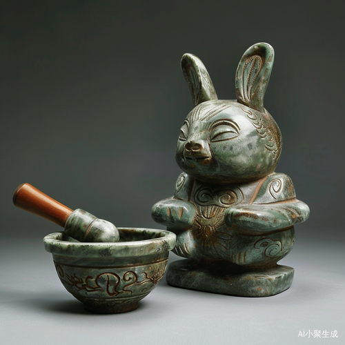 玉兔捣药的双药臼
