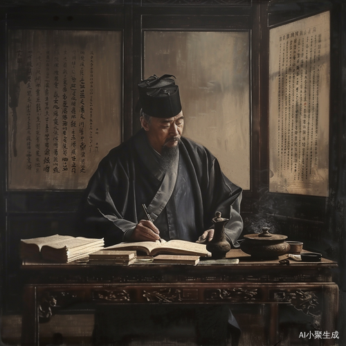 宋代主人的书房阅读