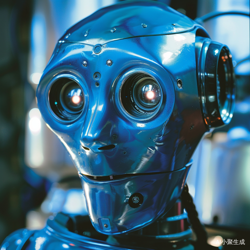 科技感蓝色宇宙：销售摄影机器人的UI设计