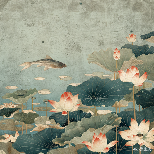莲花池中古风