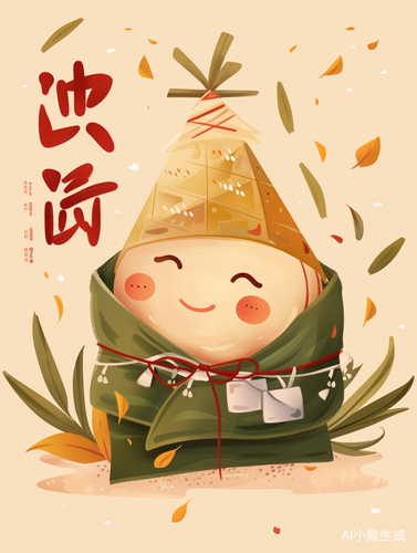 高考祝福语与粽子主题