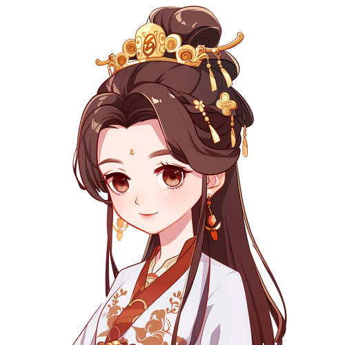 简约汉服女王插图