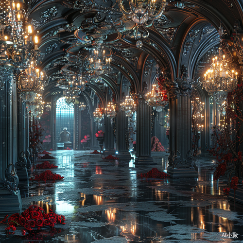 Luxurious European Vampire Wedding: An Opulent Background