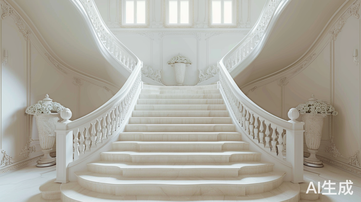 华丽壮观的楼梯