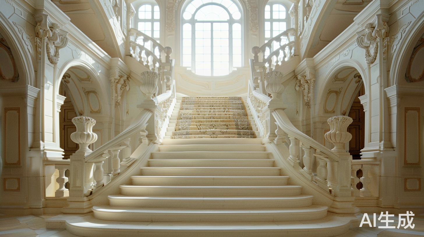 华丽壮观的楼梯