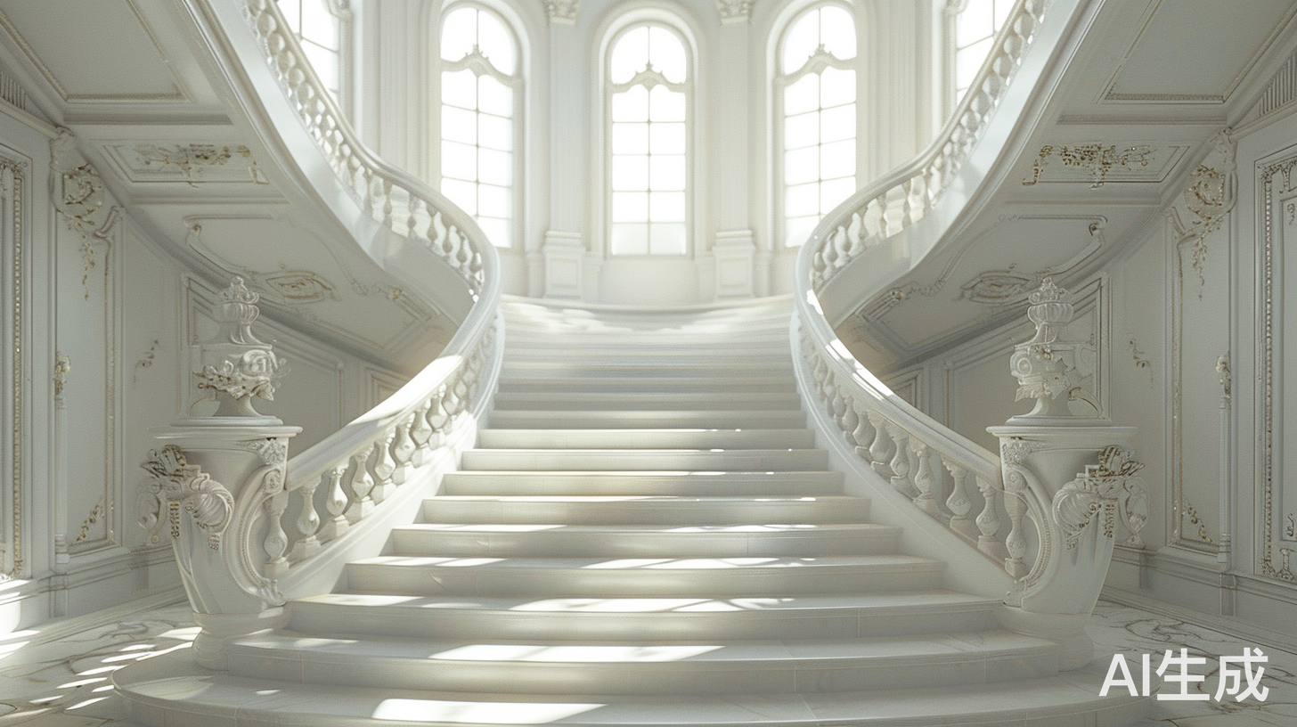 华丽壮观的楼梯