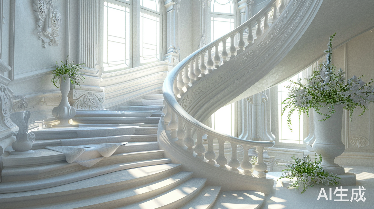 华丽壮观的楼梯