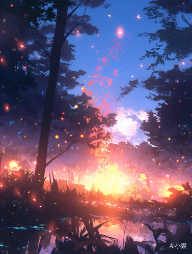 Vibrant Animated GIF: Breathtaking Quality Against Backlight at Dusk