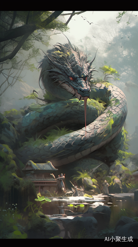 山海经中迷人的人首蛇身神兽