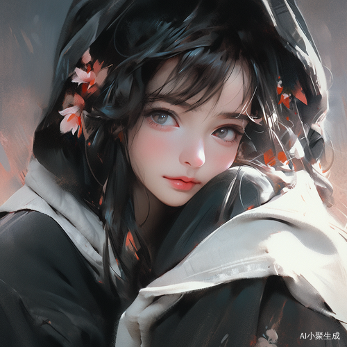 Girl Watercolor Art by Ghy, Yanjun Cheng and Charming Anime Characters