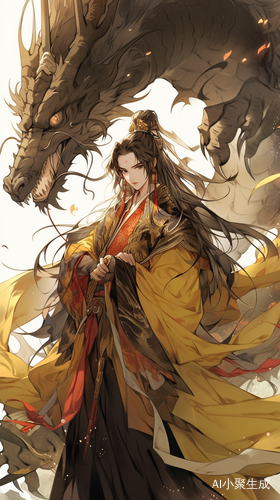 古代俊美黑发皇帝