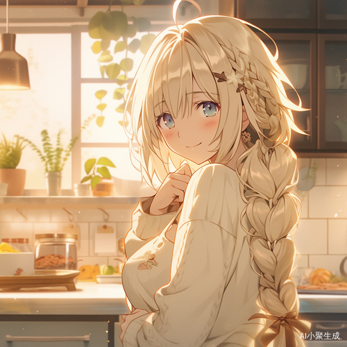甜美阳光少女在落叶树林中微笑