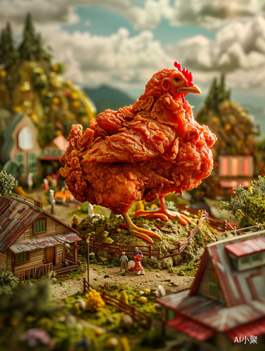 Fried Chicken Fantasy: Tatsuya Tanaka's Surrealistic Miniature Landscapes