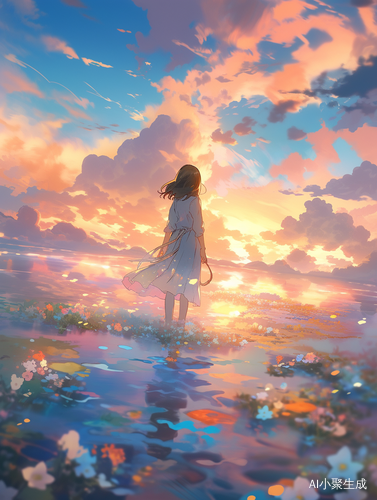 水中的女孩