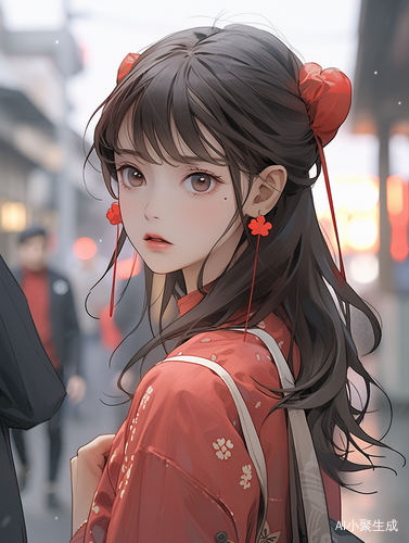 繁华都市中的社交恐惧症女孩