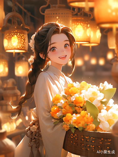 A Trending CGStation Animation Film: Beautiful Character with Frozen Flowers