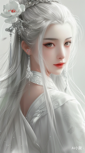 Anime-inspired portrait of a Chinese beauty in high definition