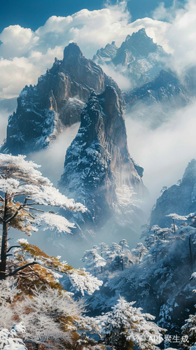 巍峨老君山：高处皑皑白雪，震撼治愈之美