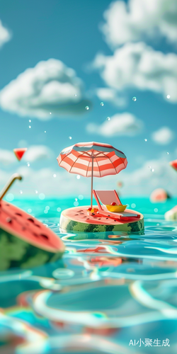 夏日梦幻微型世界手机壁纸