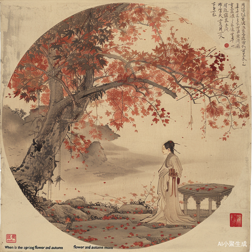 古风画卷：春花秋月何时了