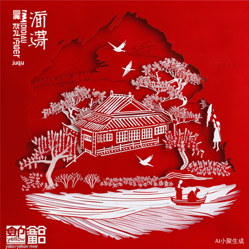山西黄河剪纸创意设计