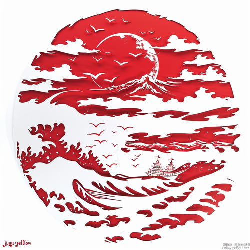 山西黄河剪纸创意设计