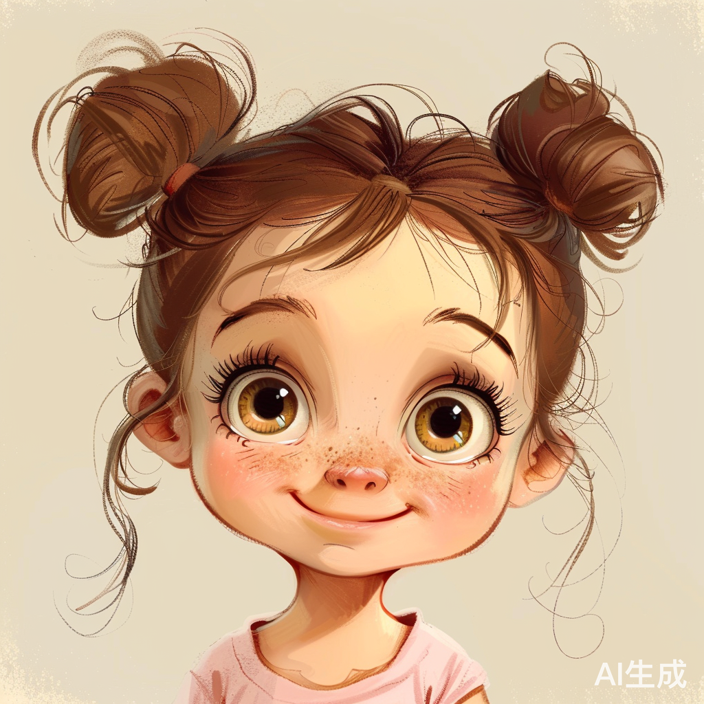 小女孩漫画创作