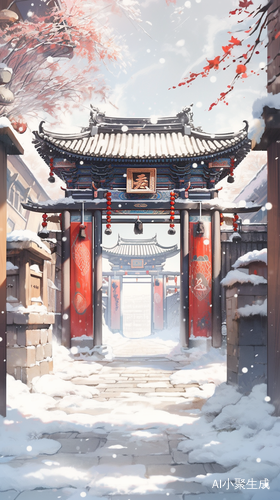 冰雪未退 天寒路滑 僵硬的马蹄在京城萧府