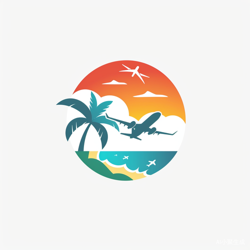 现代简约高级旅游策划公司Logo设计