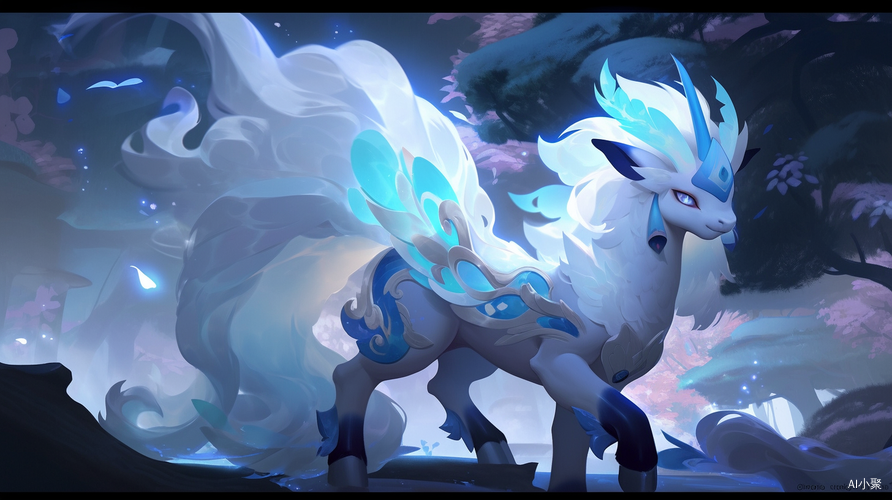 Ethereal Figures in 2D Game Art: Magical Pony