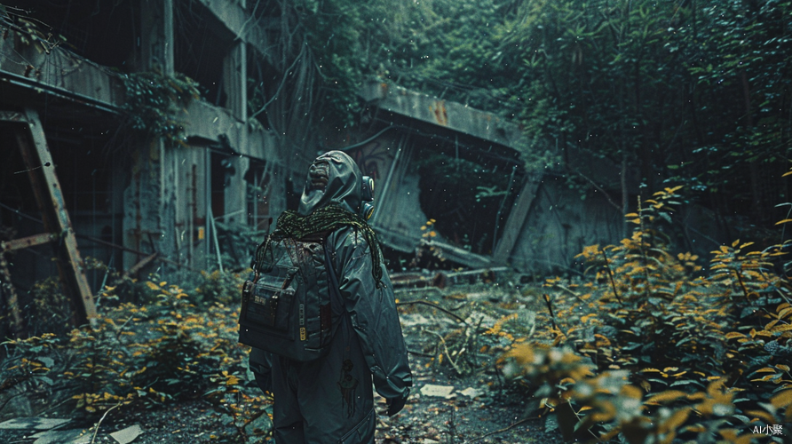 Fukushima Nuclear Power Plant Disaster: Post-Apocalyptic Sci-Fi Landscape