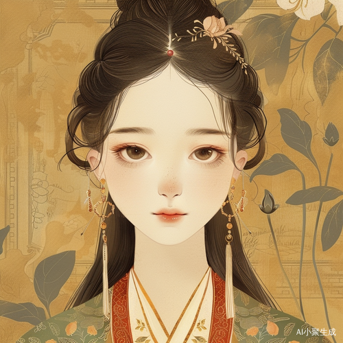 水中芙蓉古风美眼人