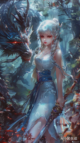 龙影女剑客