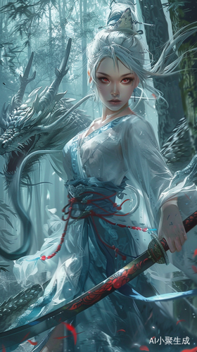 龙影女剑客