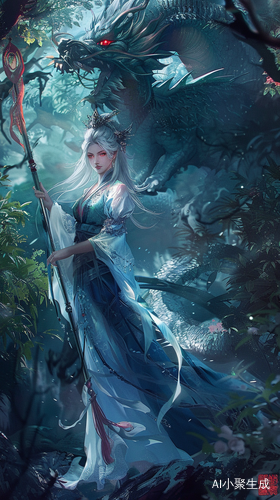龙影女剑客