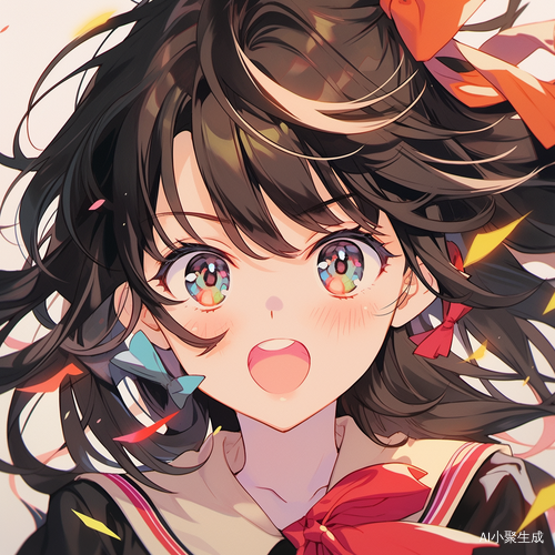 青春少女学校甜美女孩